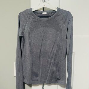 Old Navy Gray Fitted Shirt